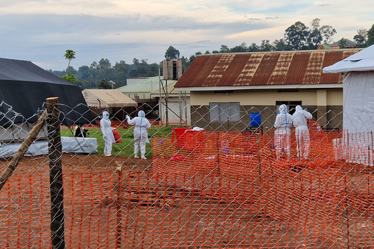 ウガンダのエボラ流行宣言を受け、MSFは緊急対応を開始した＝2022年9月26日　Ⓒ Augustin Westphal/MSF
