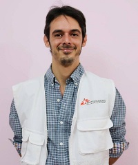 心のケアチームリーダーを務める<br> マルコス・モヤノ © Salam Muharam/MSF