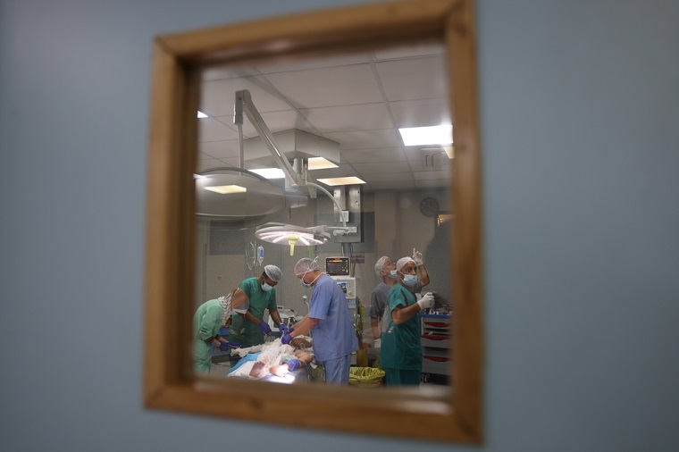 ナセル病院の手術室=2023年11月24日 © MSF