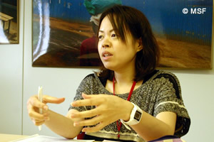 宮澤明子(みやざわ・あきこ):日本のメーカーから転身し、海外プロジェクトに携わった経験を医療・人道援助に活かす