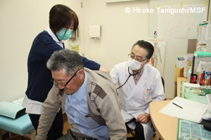 5年目を迎える仮設田老診療所の診療室