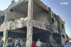 空爆により建物のほとんどが損壊