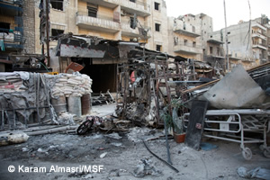 シリアでは病院爆撃が繰り返されている　2016年にはアレッポ市内の外科病院も破壊された
