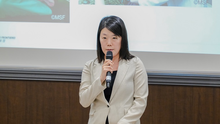 中島優子（MSF日本会長）　© ICRC/MSF