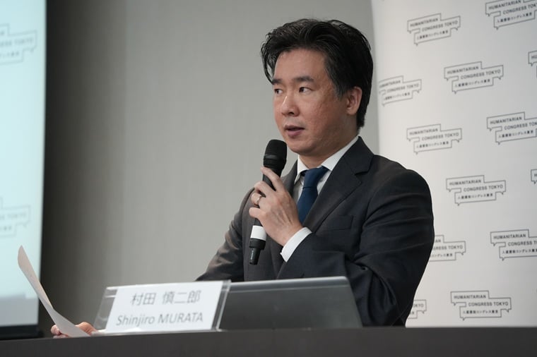 村田慎二郎(MSF日本事務局長) © MSF