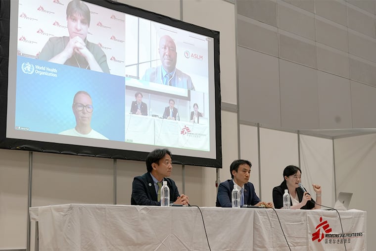 登壇者による活発な議論が交わされた　Ⓒ MSF