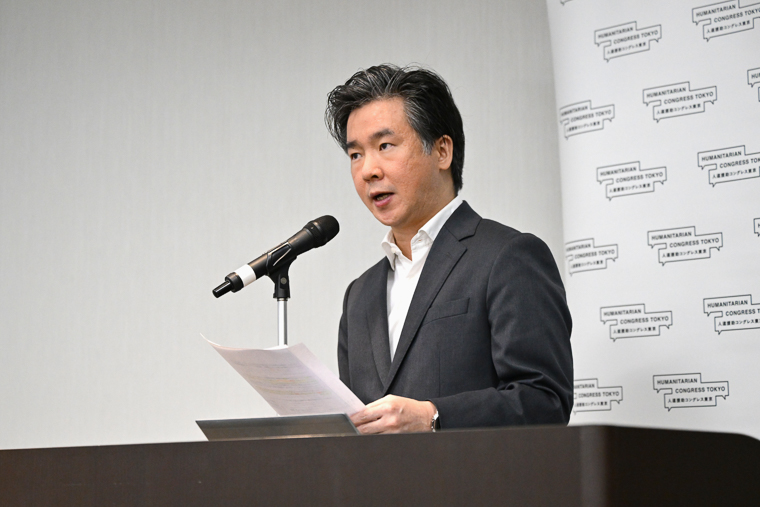 村田慎二郎（MSF日本事務局長）　© MSF