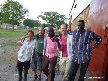 南スーダンで活動中の吉田