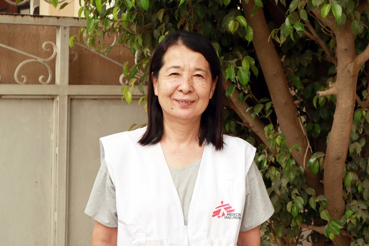 現場の医療チームを統括する道津　© MSF