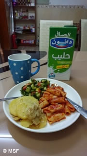 ある日の昼食