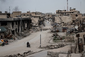破壊されたモスルの街＝2018年　© Sacha Myers/MSF