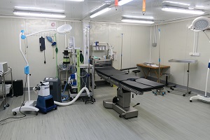 活動した病院の手術室 © MSF