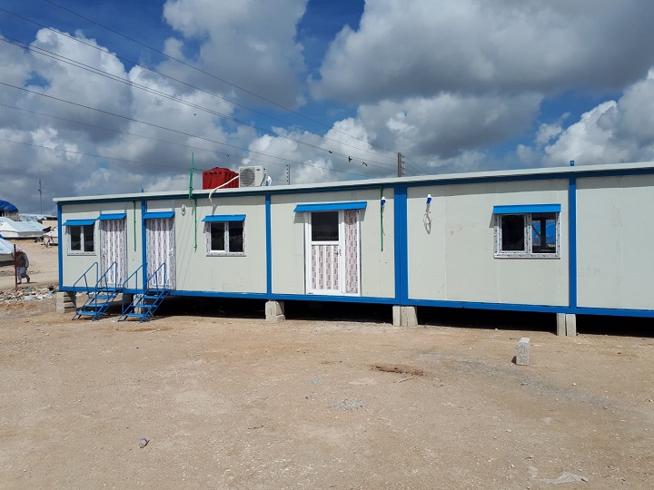 MSFは4月9日にキャンプ内で栄養治療センターを開設した　© MSF