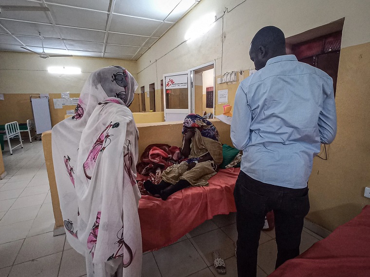 西ダルフール州クライニクの紛争に巻き込まれた地域でMSFは保健省の病院を支援している＝2023年2月1日 © MSF