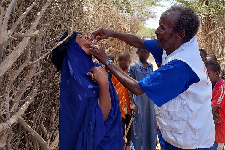 ダガレイ難民キャンプでのコレラ予防接種キャンペーン=2023年2月22日 © MSF