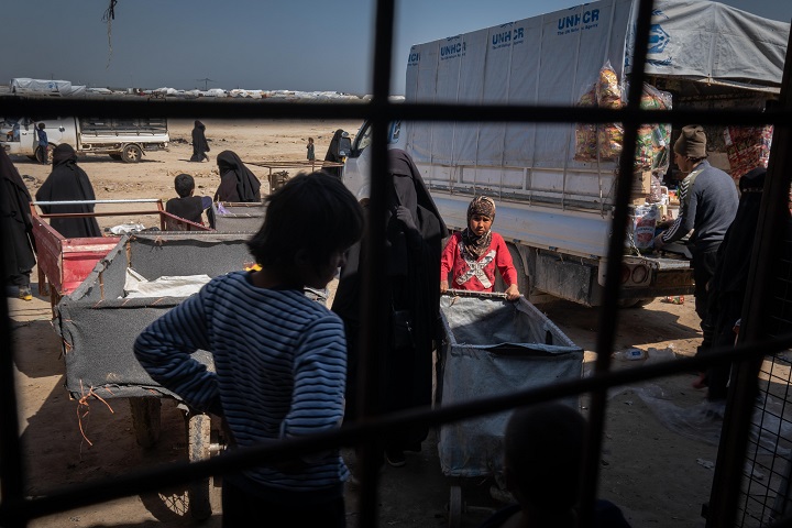 シリア北東部アルホール国内避難民キャンプ＝2020年3月撮影 © MSF