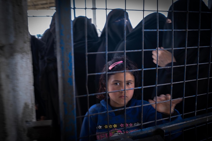 アルホール避難キャンプの滞在者の3分の2は子どもだ＝2020年9月3日撮影 © MSF