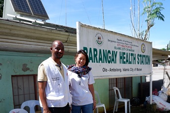 支援先の医療施設。屋根にソーラーパネルを付けて、<br> 夜間でもお産ができるようになった　© MSF